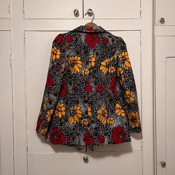 Blazer, African flower print - Picture 3 of 8